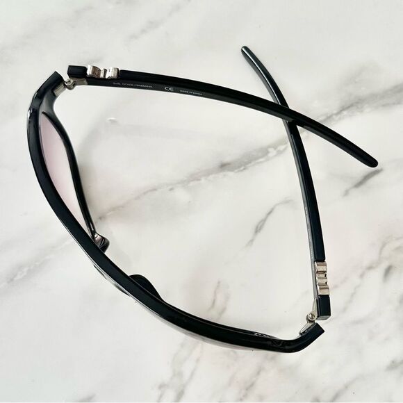 SOLD:Dolce and Gabbana D&G RetroY2K Slim Aviator GradientSunglasses Black Silver - Picture 11 of 12